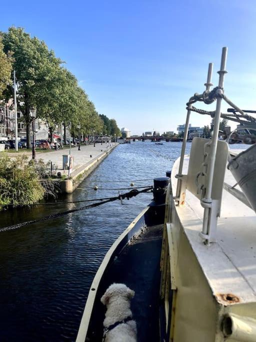 Ferienwohnung Houseboat In Amsterdam Exterior foto